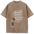 Mother Holding Her Baby 3D Emoji T-shirt