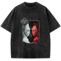 Dance or Die Vintage Washed Red & White Queen T shirt