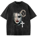 Vintage Washed Two-panel optical illusion T-shirt