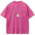 Hot Pink Vintage Washed Poster T-shirt