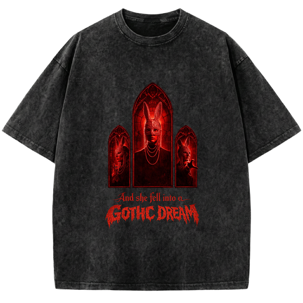 Vintage Washed Gothic Window T-shirt
